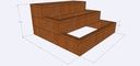 Cedar "Richardson" Stepped Garden Bed