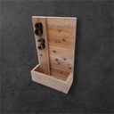 West Peak Cedar House Number Planter