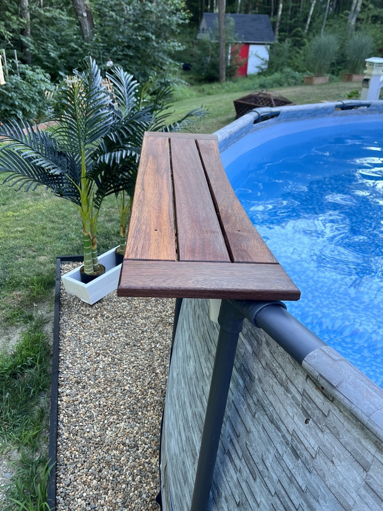 Soft Sided Pool Bar Shelf