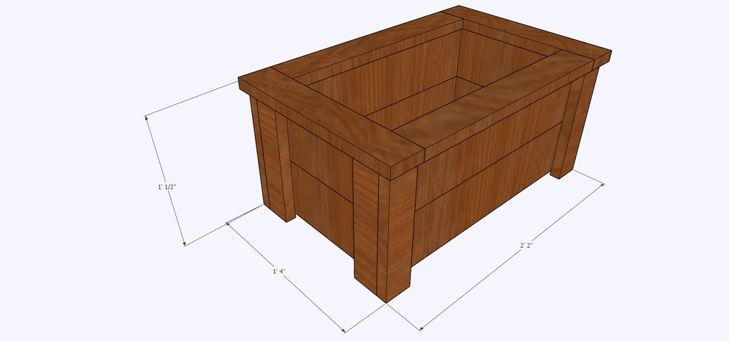 Schoodic Cedar Planter