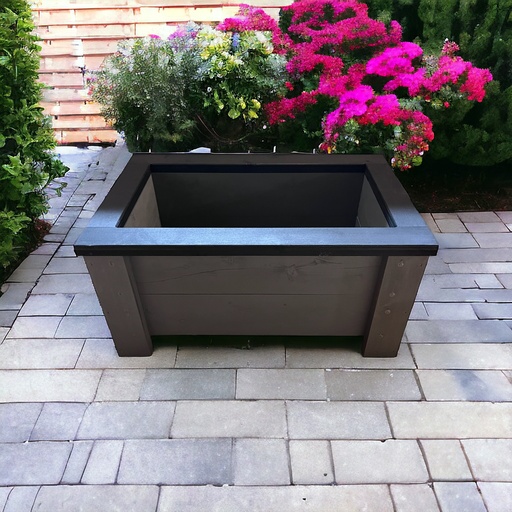 [Murdock] Murdock Cedar Planter Gray/Black